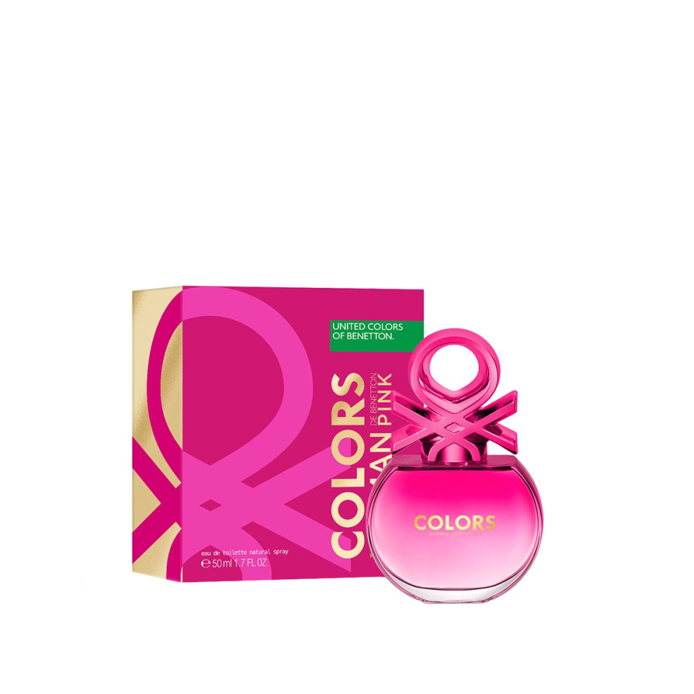 United colors of benetton colors woman pink eau de toilette 80ml