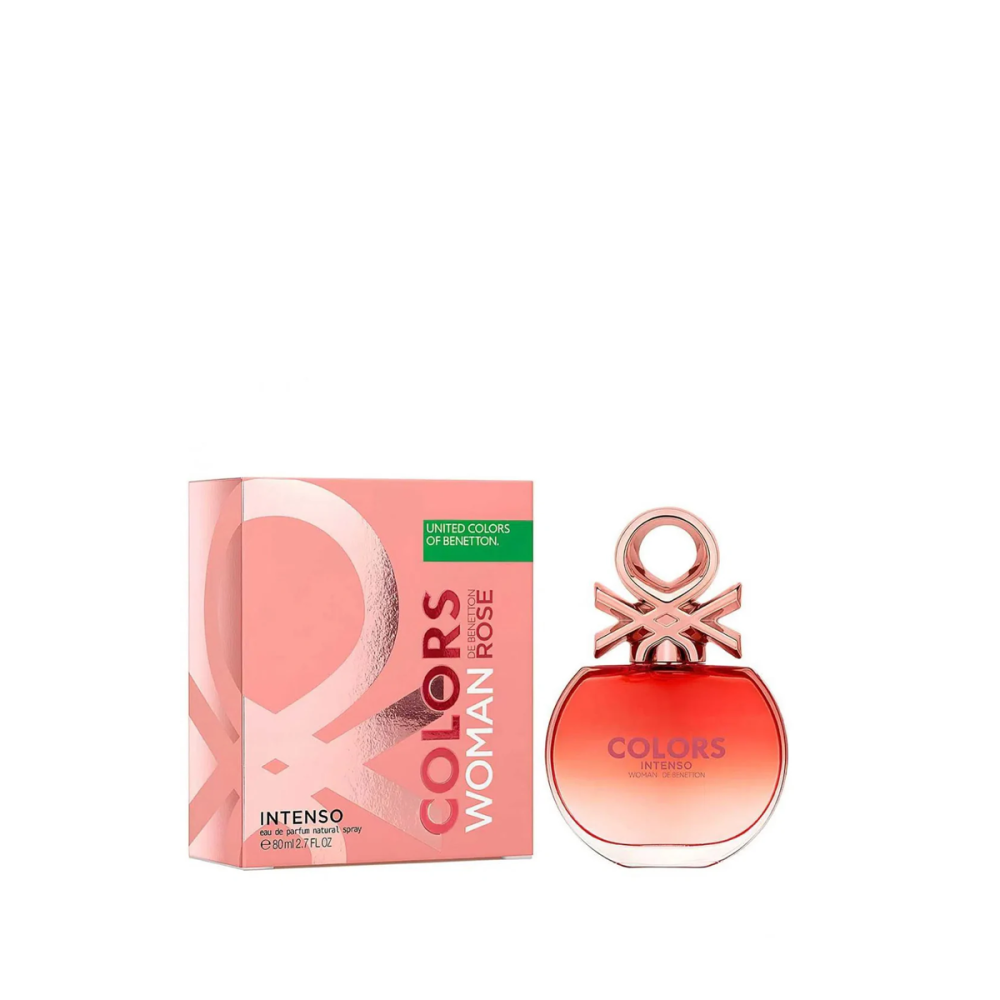 United colors of benetton colors woman rose intenso eau de parfum 80ml